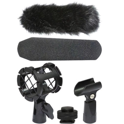 Fujifilm X-T20 Mirrorless Digital Camera External Microphone Vidpro XM-55 13-Piece Professional Video & Broadcast Unidirectional Condenser Microphone Kit