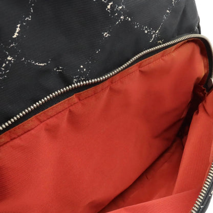 Pre-Owned CHANEL Chanel Old Travel Line Rucksack Backpack Daypack Nylon Jacquard Black (Good)