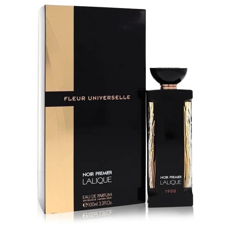 Lalique Fleur Universelle Noir Premier by Lalique Eau De Parfum Spray (Unisex) 3.3 oz for Women Pack of 2