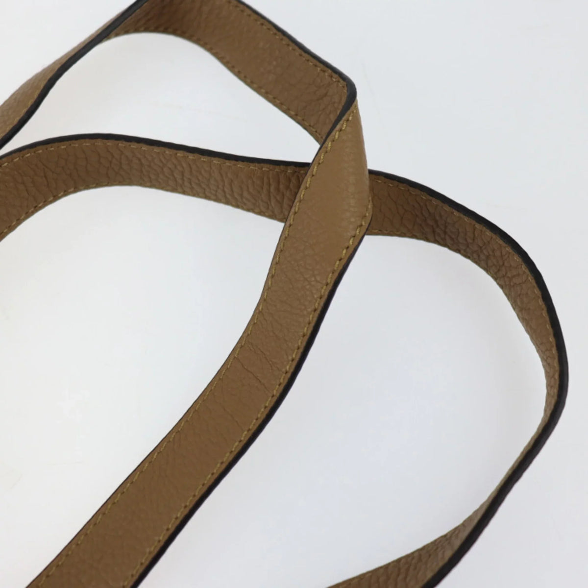 Pre-Owned FENDI Fendi Tote Bag 7VA426 Leather Brown Series Shoulder Coffee Cup Pattern (Like New)