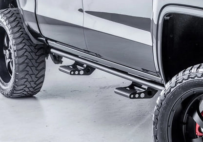 N-Fab by RealTruck Rkr Rails | Textured Black | T074Rkrccr | Compatible with 2007-2021 Toyota Tundra Crewmax All Beds, SRW Gas