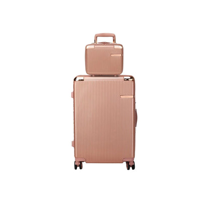 MKF Collection Tulum 2 Piece Luggage Set with Spinner Wheels and Expandable Handles by Mia K.