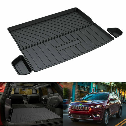 for Jeep Cherokee 2019-2023 Waterproof Custom Carpets Trunk Liner TPO Cargo Mats