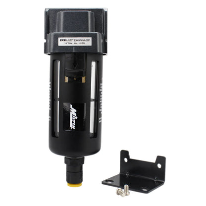 EXELAIR? by Milton FRL Air Filter - 1/4" NPT - Polycarbonate Bowl, Automatic Float/Overnight (EX45F40A-02P)