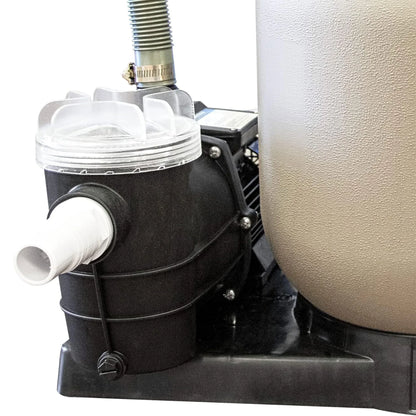 HYDROTOOLS By SWIMLINE 714061 Hydro-Flo 0.35 HP (0.45 THP) 2400 GPH ABOVE GROUND Powerful Pool Pump 1 Speed Extra Large Strainer Basket Vertical Discharge 115V Energy Saving Silent Noise DOE Certified