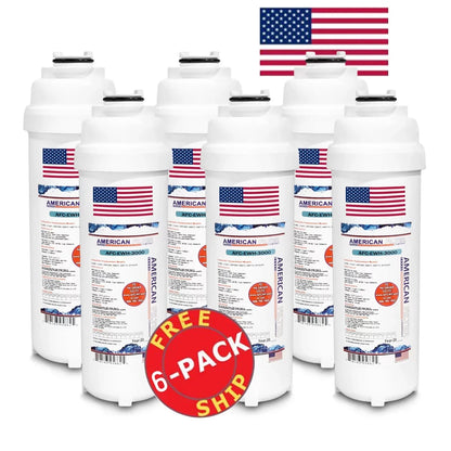AFC Brand , Water Filters , Model # AFC-EWH-3000 , Compatible with WaterSentry® LZWSGRNM8K - 6 Pack - Made in U.S.A.