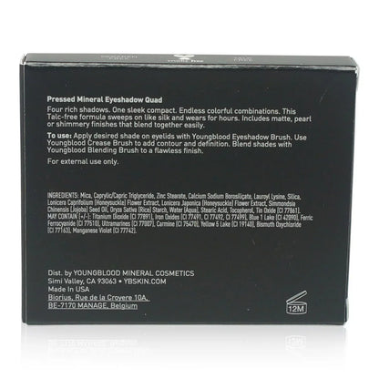 Youngblood Pressed Mineral Eyeshadow Quad - Vintage 0.14 oz Eyeshadow