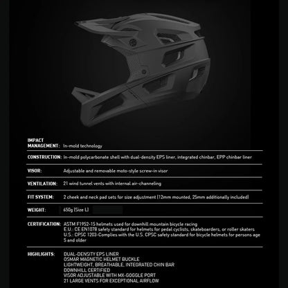 Cycling Helmet,Mountain Bicycle Safety And Mtb Helmet Adjustable Visor Bicycle With Helmet Enhanced Safety Helmet - Mountain Visor Downhill And Ideal Off-road Adventures Downhill And Freeride