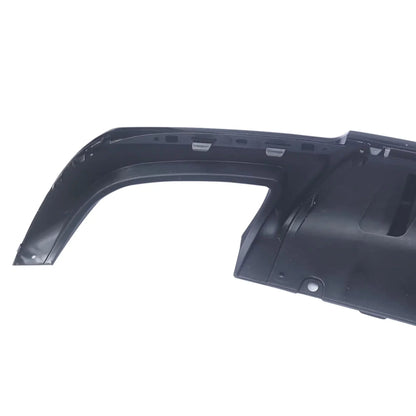 NINTE Rear Diffuser for 2015-2022 Chrysler 300 SRT Back Lip Matte Black Square Exhaust