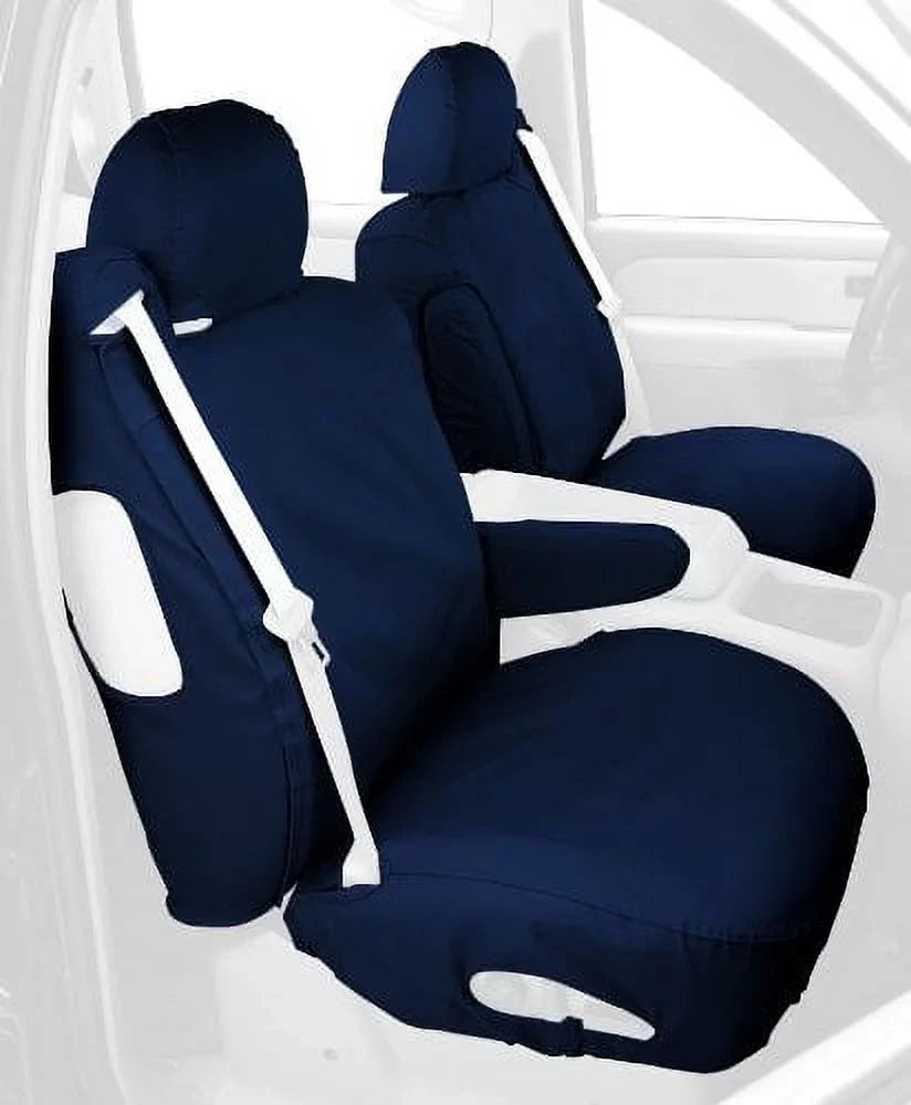 Covercraft SeatSaver Custom First Row Cushion Cover: Charcoal, Polycotton, Bucket Seats, 2 Pk Fits select: 2014-2016 TOYOTA HIGHLANDER XLE, 2017-2019 TOYOTA HIGHLANDER SE/XLE