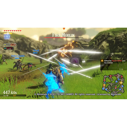 Hyrule Warriors: Age of Calamity with 12 Game Caddy for Nintendo Switch