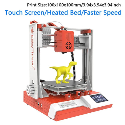 EasyThreed 3D printer,Print Size Removable K6 Plus 3d Printer 100x100x100mm/4x4x4inches Print With With Tf Size Removable With Removable With With Hine 100x100x100mm Print 3d-printer Siuke K6 Buzhi