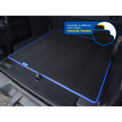 Goodyear Custom Fit Cargo Mat Liner for Jeep Wrangler 2019-2024 - Heavy Duty Trunk Liner, Dimond Shape, Luggage with Waterproof, Liquid & Dirt Trapping Technology - Anti-Slip Cargo Liner-GY004563