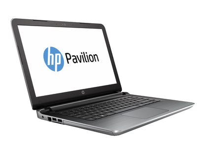 HP Pavilion Laptop 14-ab066us - Intel Core i3 - 5010U - Win 8.1 64-bit - HD Graphics 5500 - 6 GB RAM - 1 TB HDD - DVD SuperMulti - 14" 1366 x 768 (HD) - horizontal brushing in natural silver - kbd: US