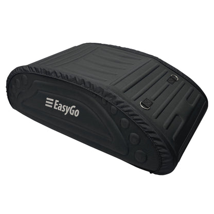 EasyGoProduct Aerodynamic Car Rooftop Cargo Carrier Bag - Soft Roof Top Luggage Bag for All Vehicles SUV with/Without Rack Hard Sides - 4 Adjustable Straps 8 Cubic Feet - Fold Flat Storage Bag