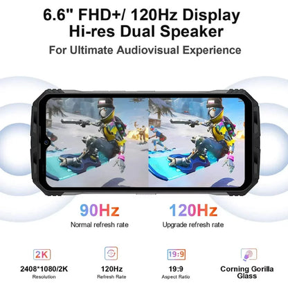 Restored DOOGEE V30 Rugged Smartphone(2023) 5G 15GB+256GB Rugged Phone Unlocked, Android 12, 108(MP) Triple Camera, Night Vision, NFC, OTG (Refurbished)