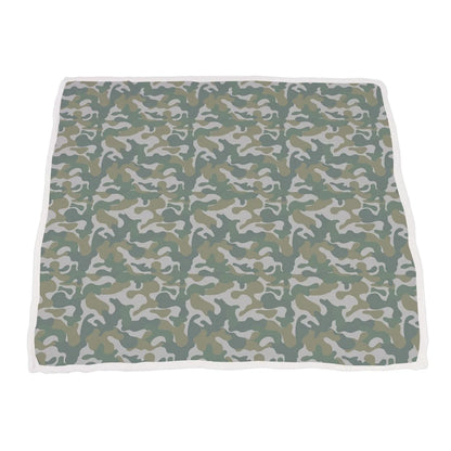 Gone Fishing and Hunter's Camo Bamboo Throw Blanket