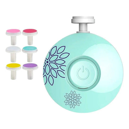 Electric Baby Nail File 6 Interchangeable Grinding Heads Low Noise