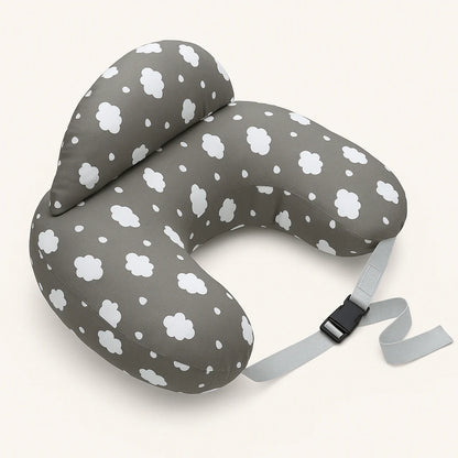 Wraparound Nursing Pillow with Safety Edge And Adjustable Strap