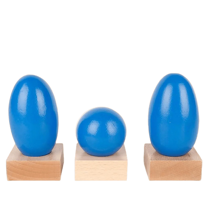 3D Geometric Solids – Durable Wooden Math Learning Set