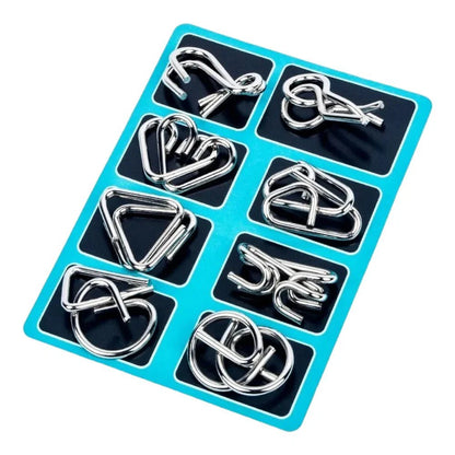 Metal Wire Puzzle Set Teasers & Magic Rings