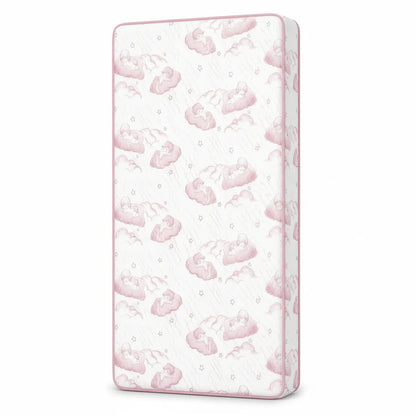 Crib Mattress with 5 Inch Fiber Core And Waterproof Vinyl Cover