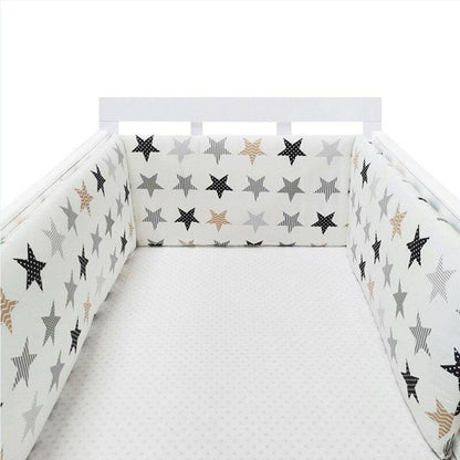 Breathable Baby Crib Padded Bumper – Mesh Cot Liner for Standard Cribs