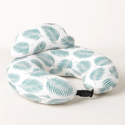 Adjustable Nursing Pillow with C-Shaped Design With Waist Strap